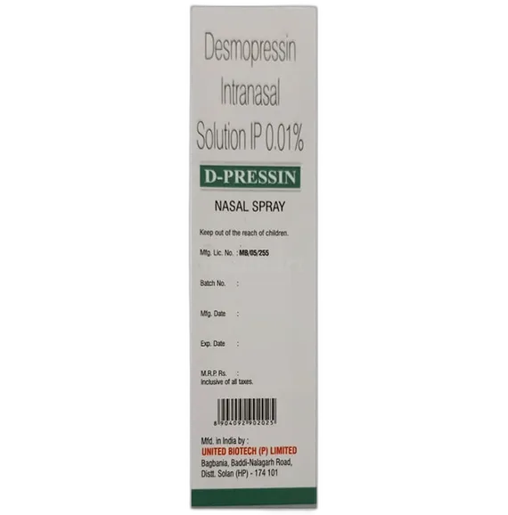 d-pressin nasal spray 5 ml